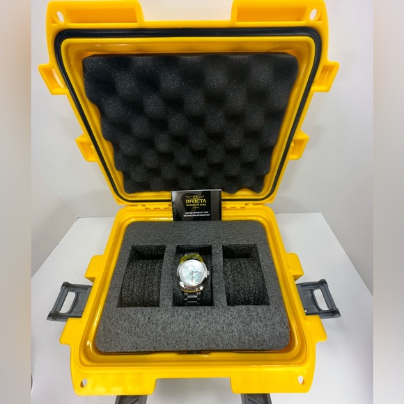 SILVER-Invicta Pro Diver 43mm Ltd Ed Automatic
Diamond Accent MOP Watch - Picture 8 of 12